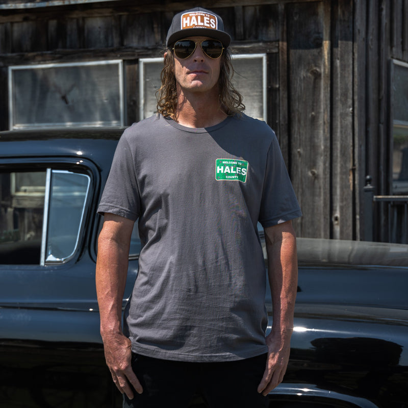 County Line Unisex Tee - Asphalt