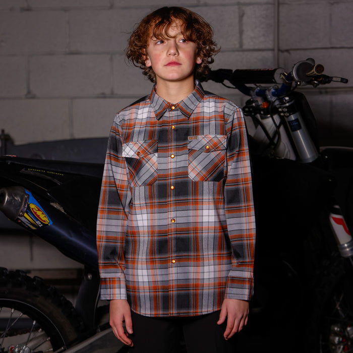 Youth Bike Night Flannel