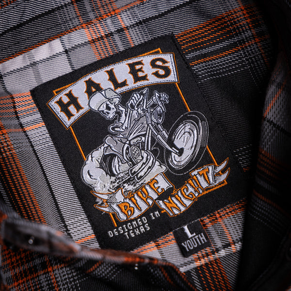 Youth Bike Night Flannel