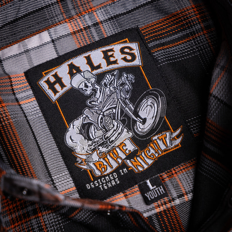 Youth Bike Night Flannel