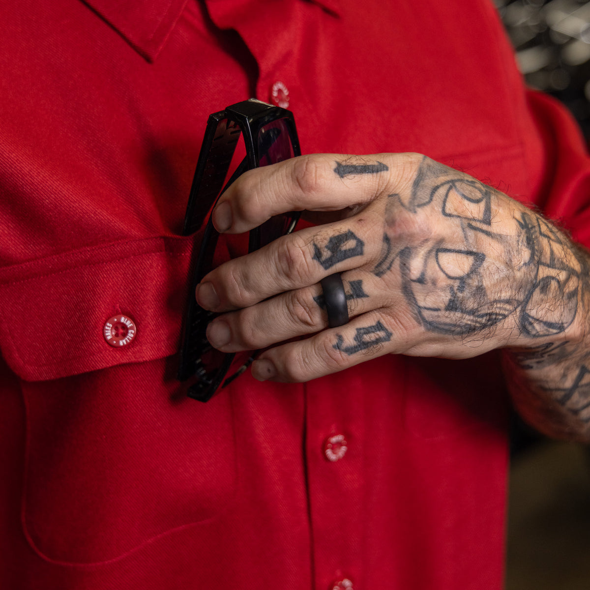 Blue Collar Short Sleeve - Cardinal