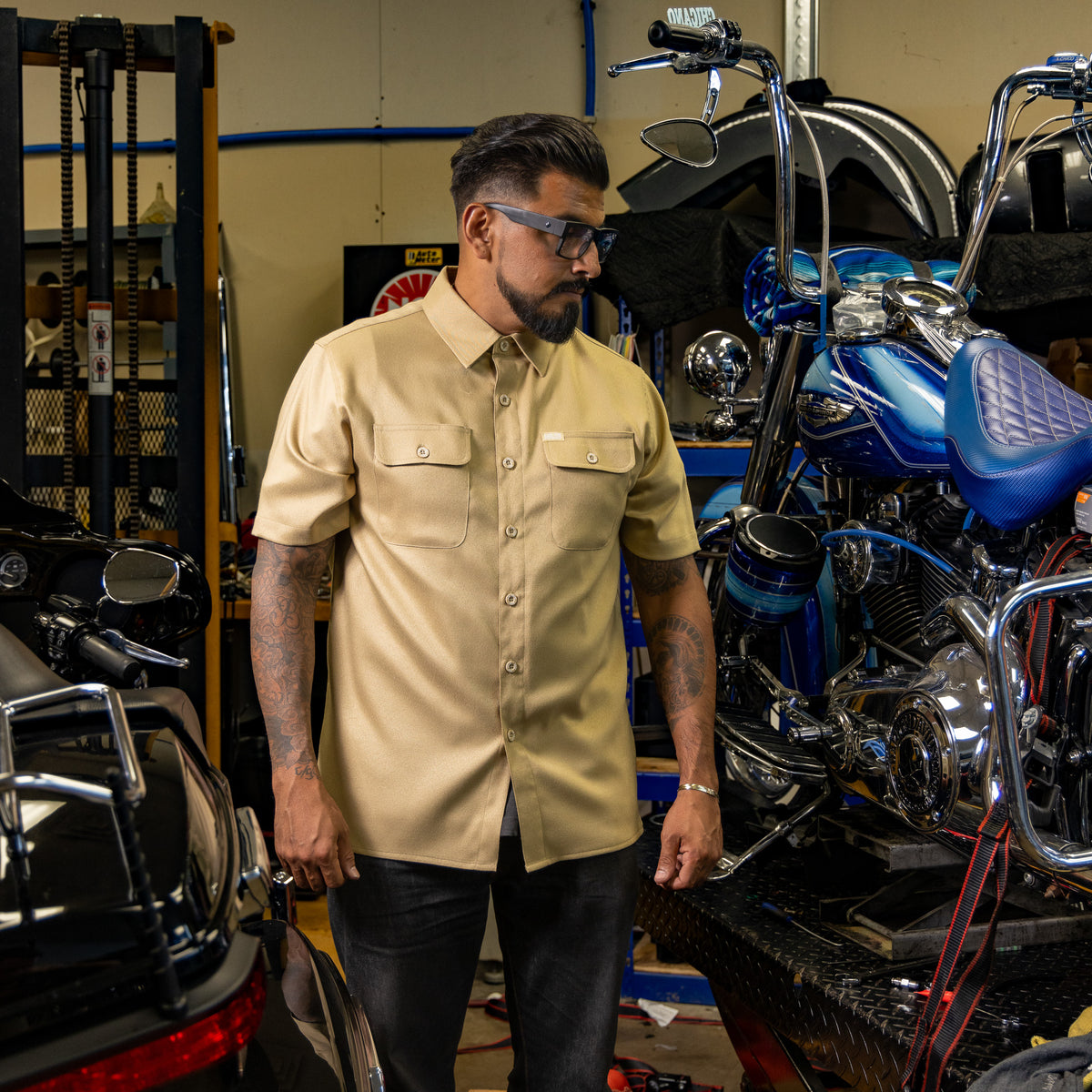 Blue Collar Short Sleeve - Khaki