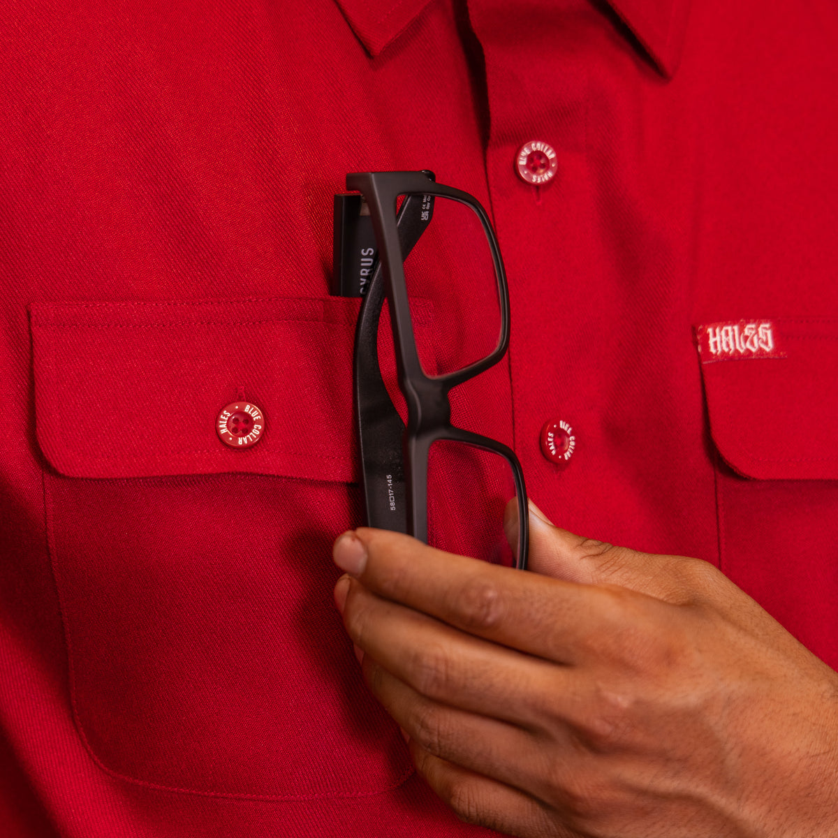 Blue Collar Short Sleeve - Cardinal