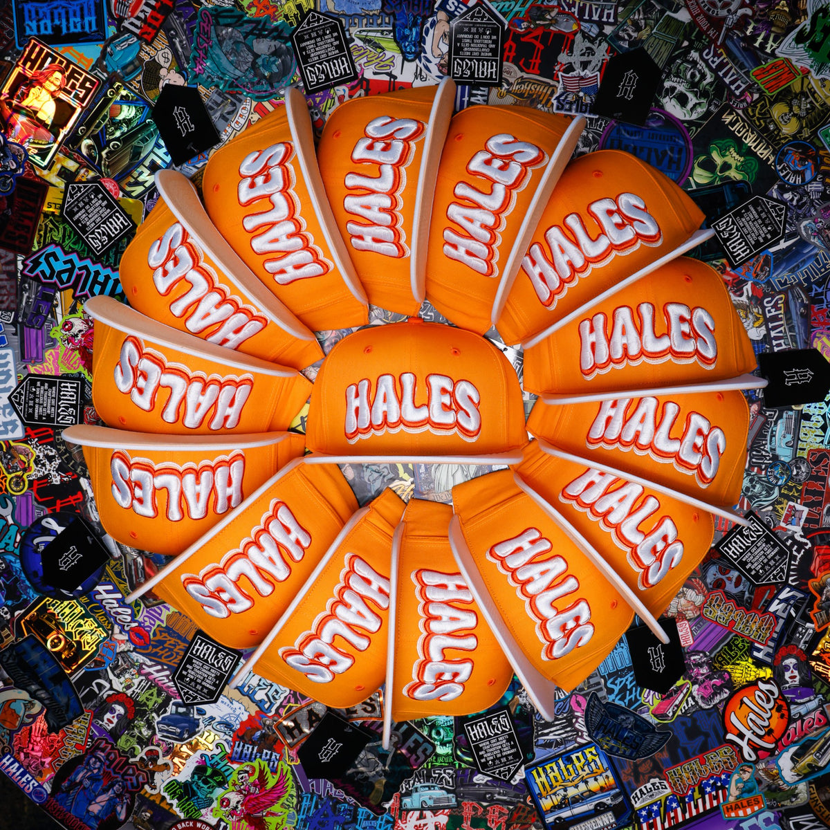 Dreamsicle Flat Bill Snapback
