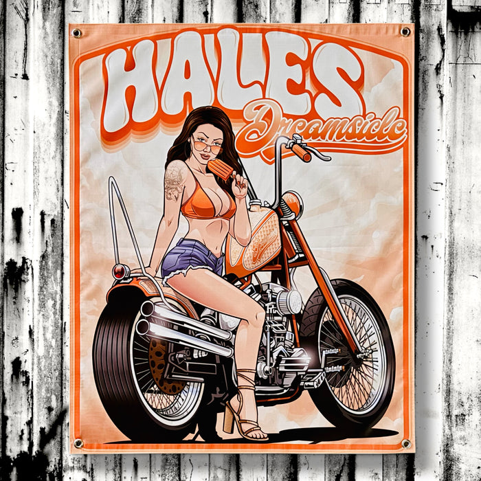 Dreamsicle Garage Banner - 36" X 29"