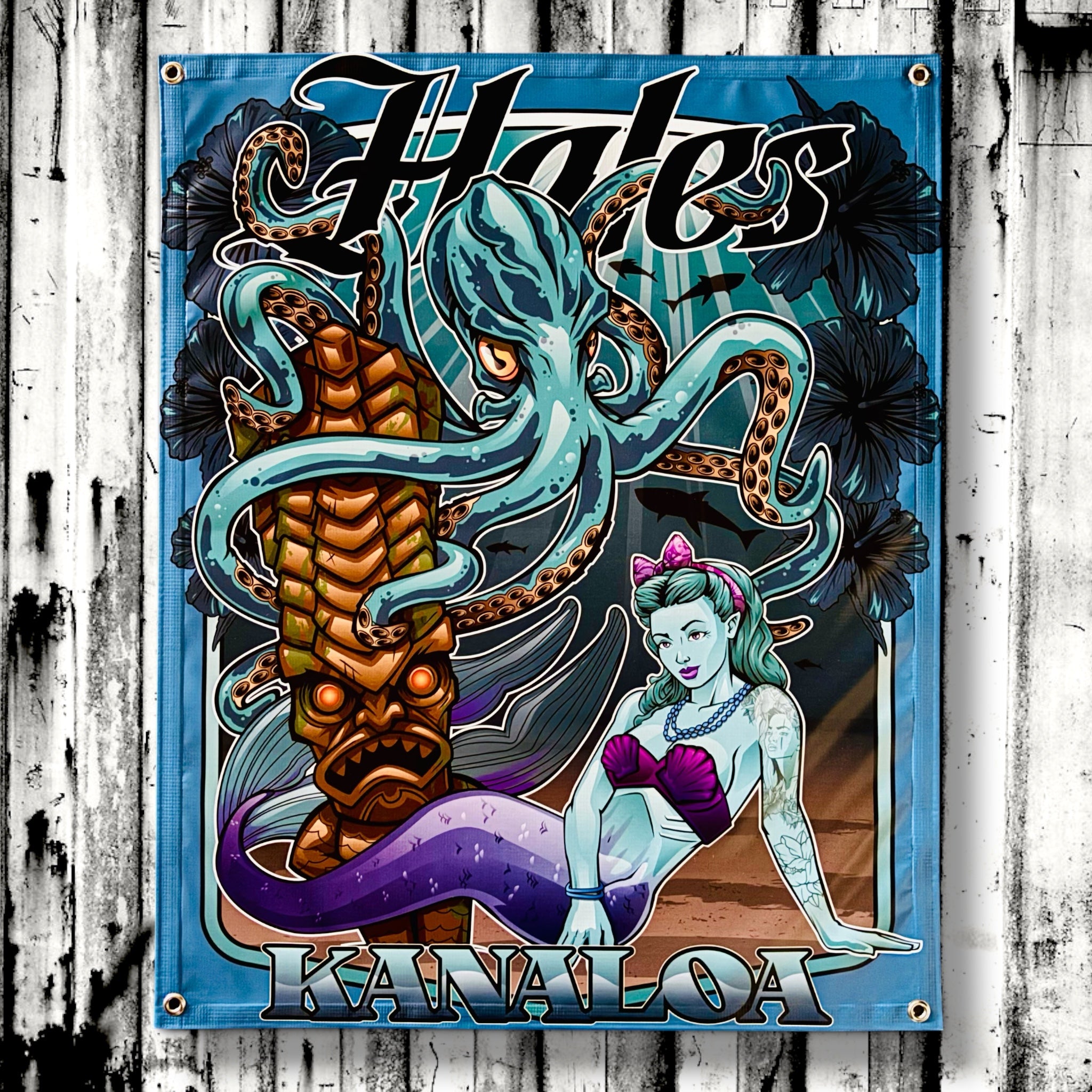 Kanaloa Vinyl Banner | Hales Legendary Flannels – Hales Speed Shop
