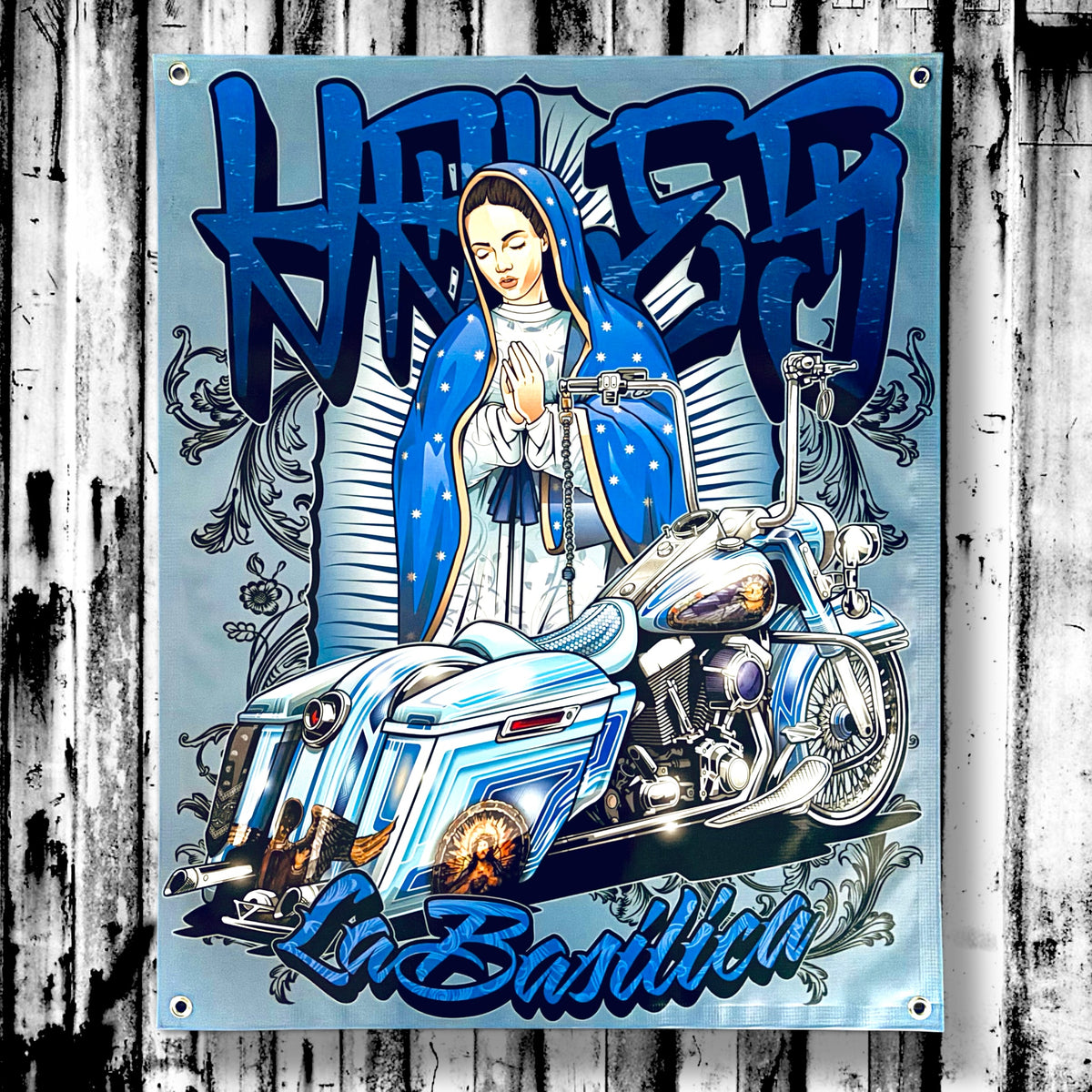La Basilica Vinyl Garage Banner - 36" X 29"