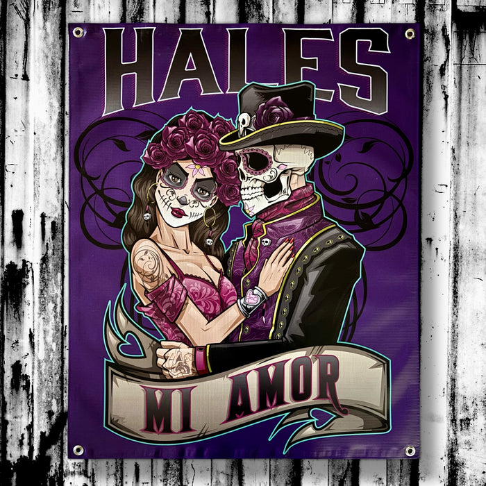 Mi Amor Vinyl Garage Banner - 36" X 29"