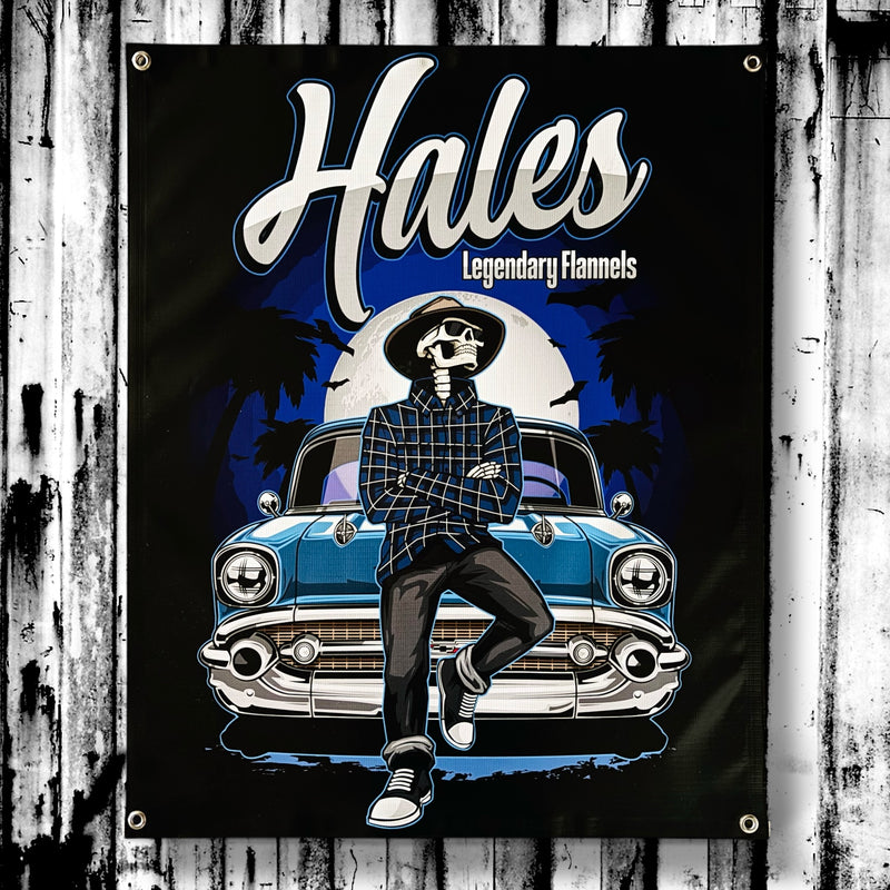 Midnight Vibe Vinyl Garage Banner - 36" X 29"