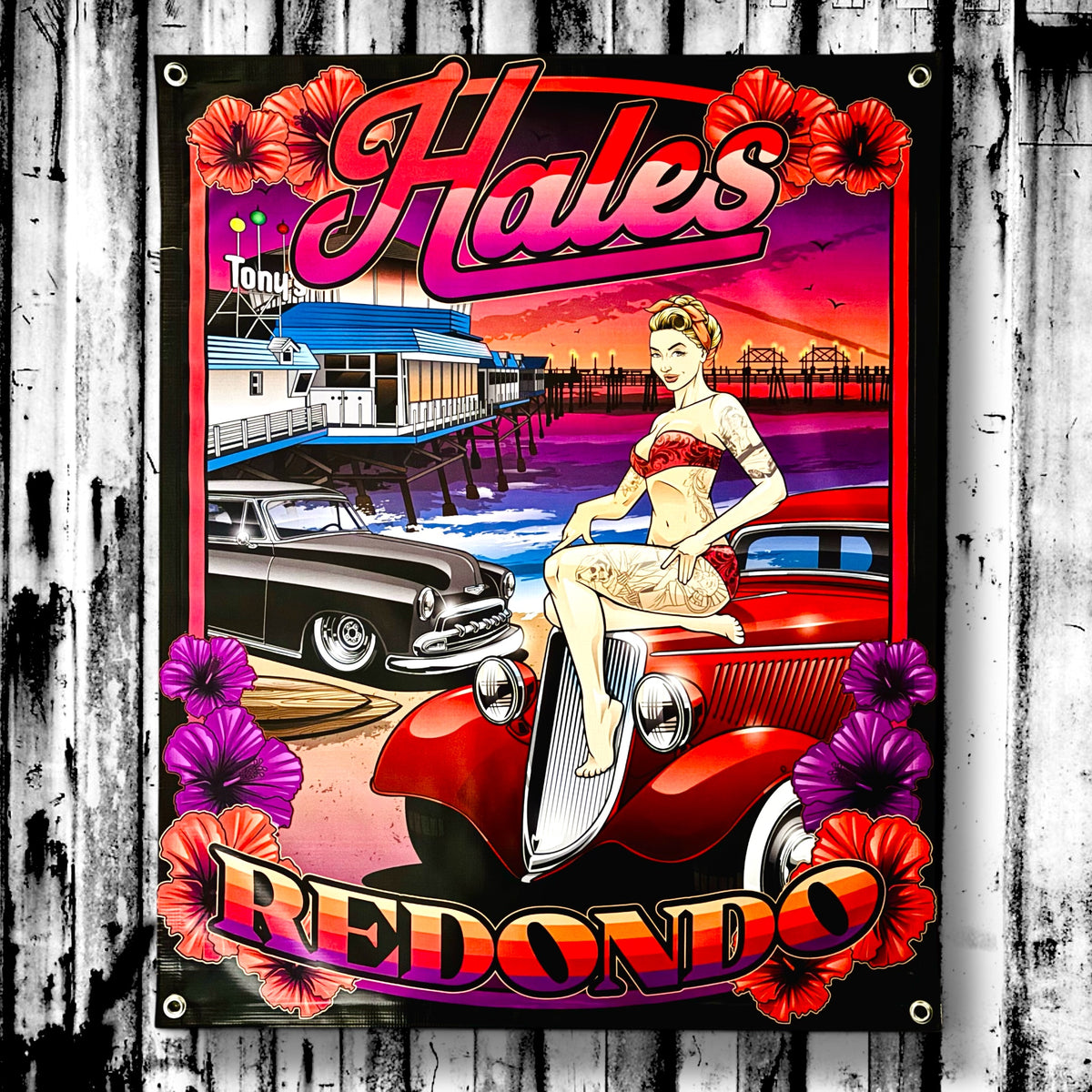 Redondo Garage Banner - 36" X 29"