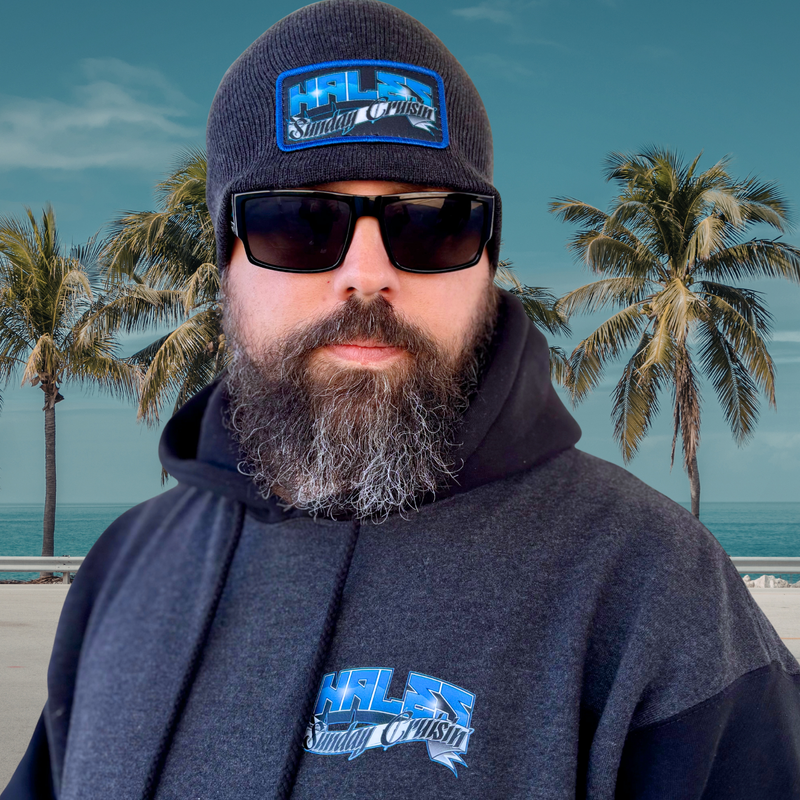 Sunday Cruisin' Skull Cap - Charcoal