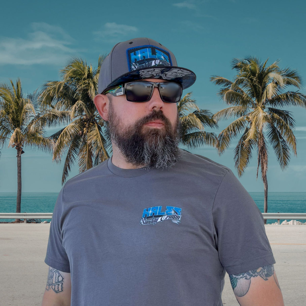 Sunday Cruisin' Unisex Tee - Asphalt