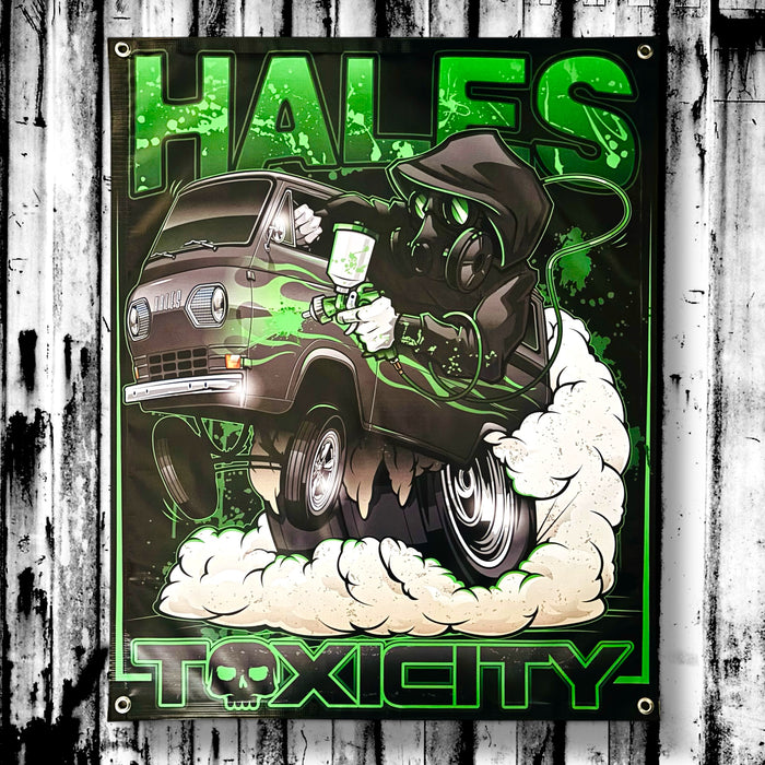 Toxicity Garage Banner - 36" X 29"