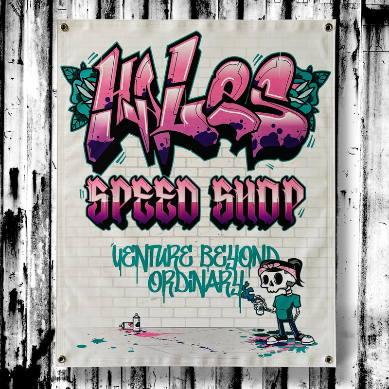 Vandalynn Vinyl Garage Banner - 36" X 29"