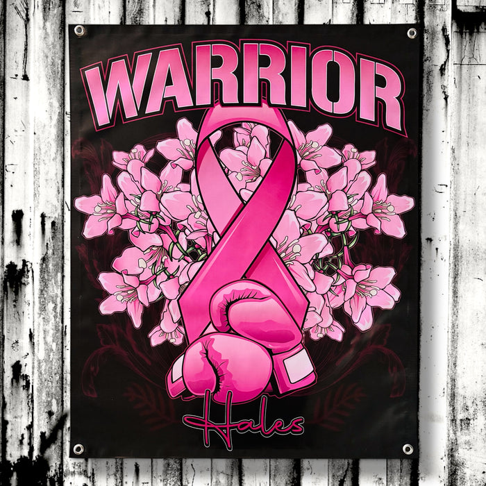 Warrior II Garage Banner - 36" X 29"