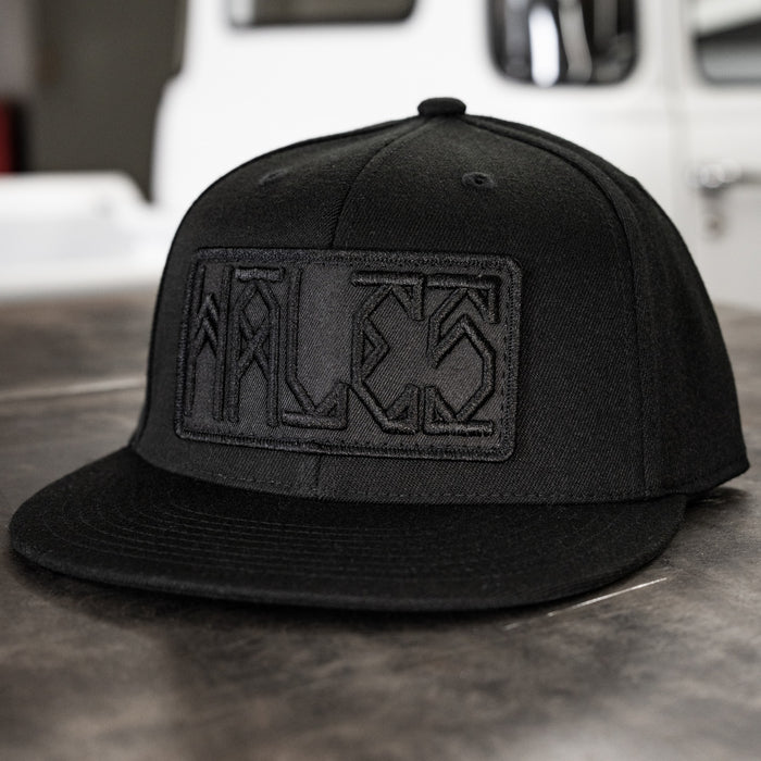 Runic Flexfit Flat Bill - Blackout Crew