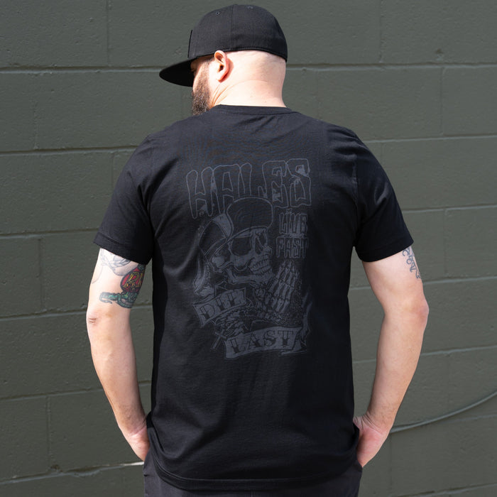 Live Fast Unisex Tee - Blackout Crew