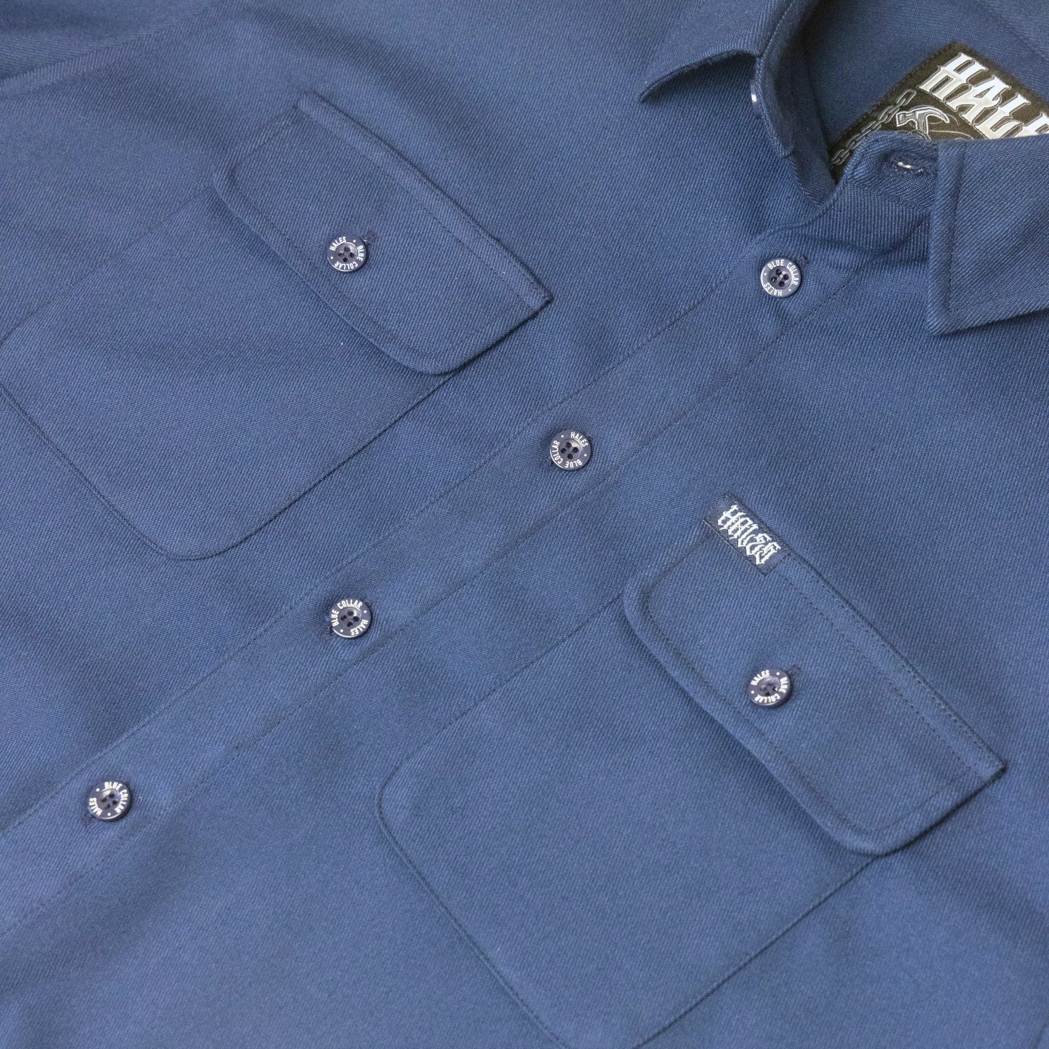 Men's Long Sleeve Work Shirt | Blue Collar | Hales – Hales Speed Shop
