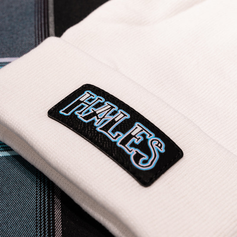 Fiegel Cuff Beanie - White