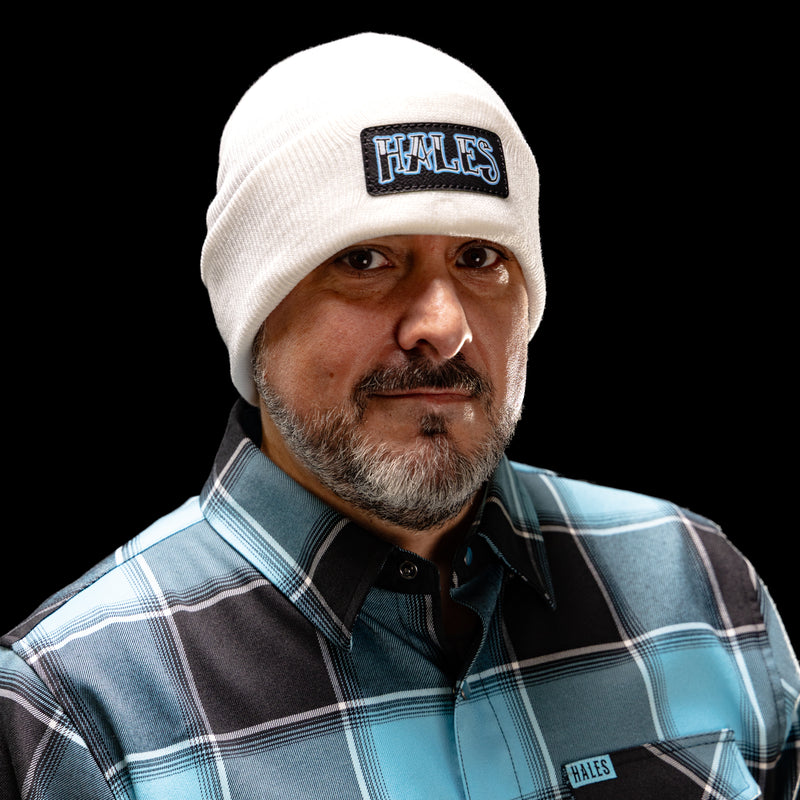 Fiegel Cuff Beanie - White