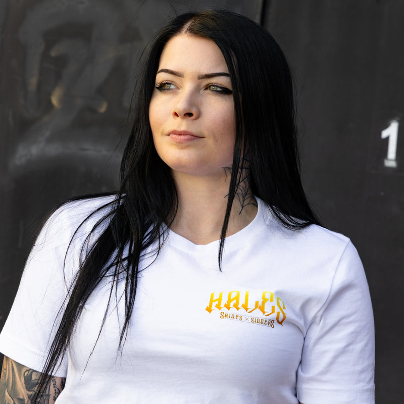 Saints & Sinners Unisex Tee - White